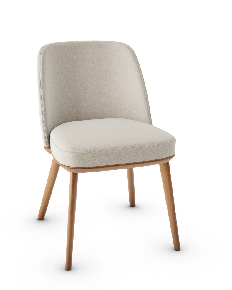 Chaise Calligaris - Foyer (Pieds en bois) CS1888