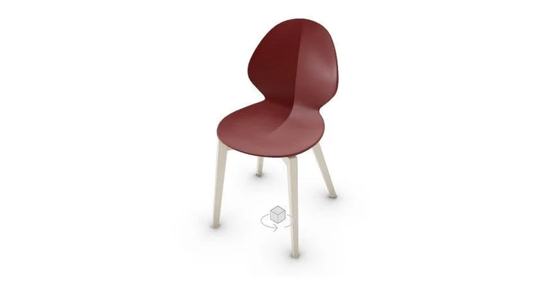 Chaise Calligaris - Basil Wood (CS1348)