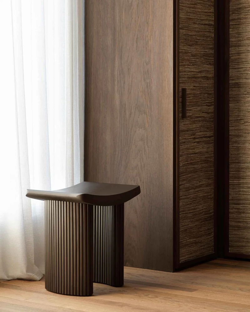 Ethnicraft Tabouret Roller Max (49 cm)