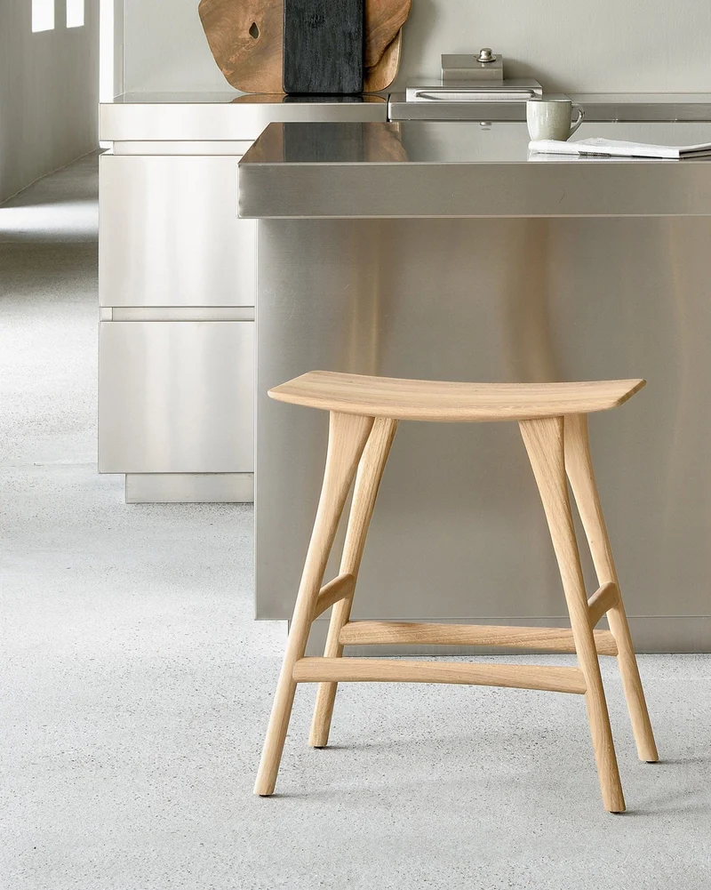 Ethnicraft Tabouret de Bar Osso (67 cm)