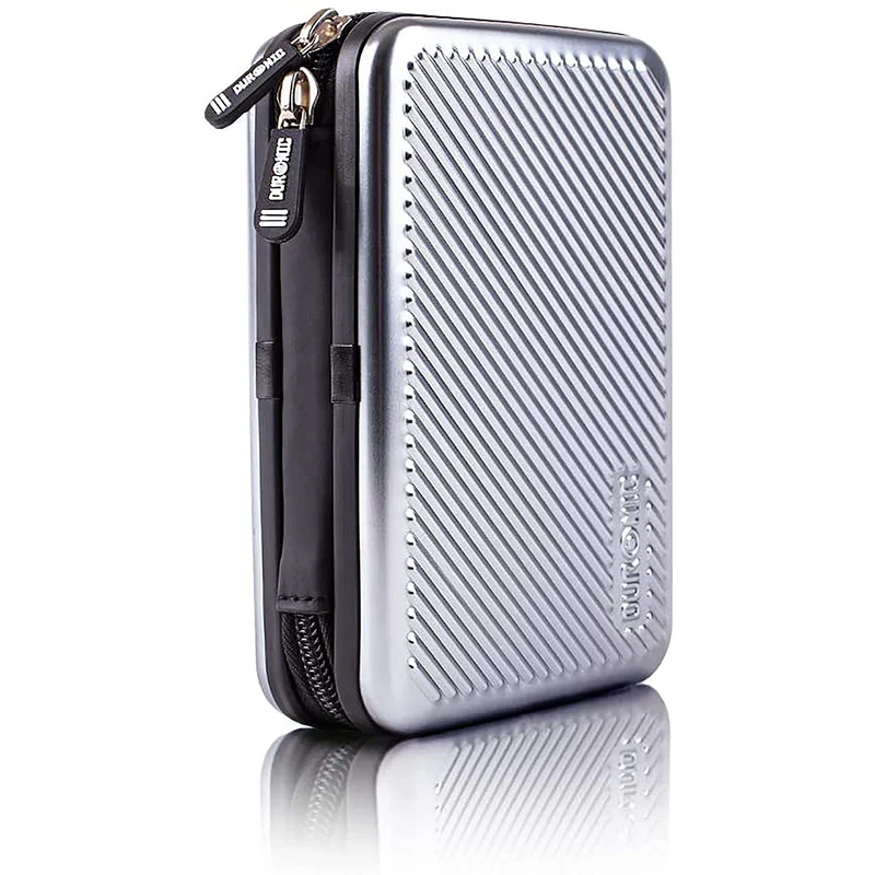 Duronic HDC3 SR Etui de protection rigide pour Disque Dur GPS Batterie portable Liseuse Housse pour disques durs externes Antichoc Léger et compact 11 x 16 cm