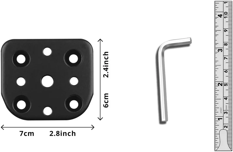 Duronic DM-GR-02 Grommet pour support d'écran de la gamme DM45 DM55 DM65 | Permet d'attacher un support d'écran en perçant le bureau à la place de la pince de de fixation