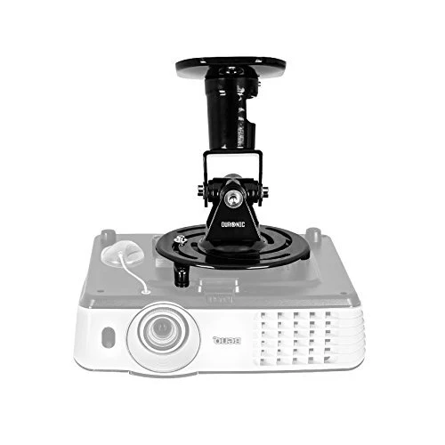 Duronic PB02XL Support pour Vidéoprojecteur Plafond Rotatif 360° Inclinable 180° Pivotant 180° Charge maximale de 10 kg Bras Extensible Idéal pour Home Cinema présentations conférences