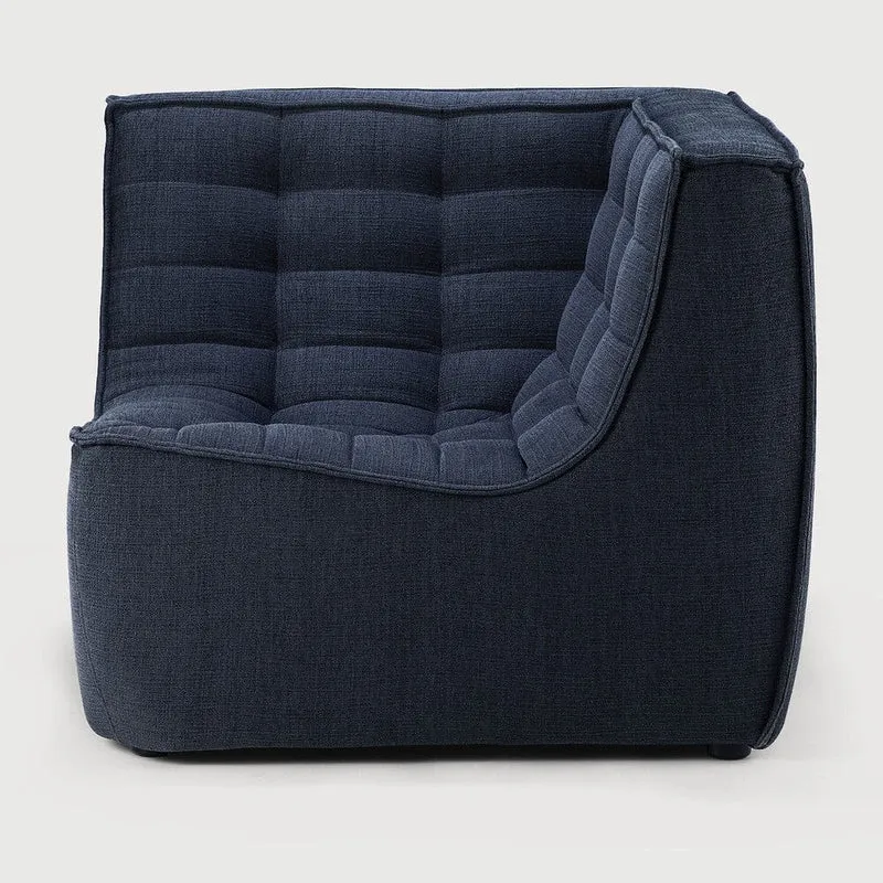 Ethnicraft Canapé Modulaire N701 - Tissu Éco (Angle Droit 90°)