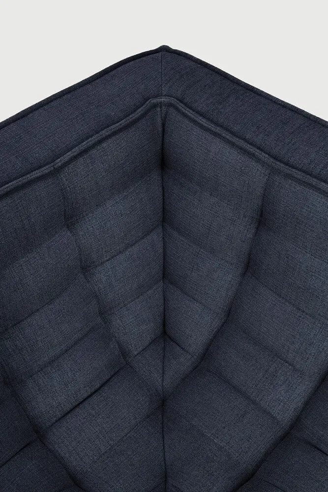 Ethnicraft Canapé Modulaire N701 - Tissu Éco (Angle Droit 90°)