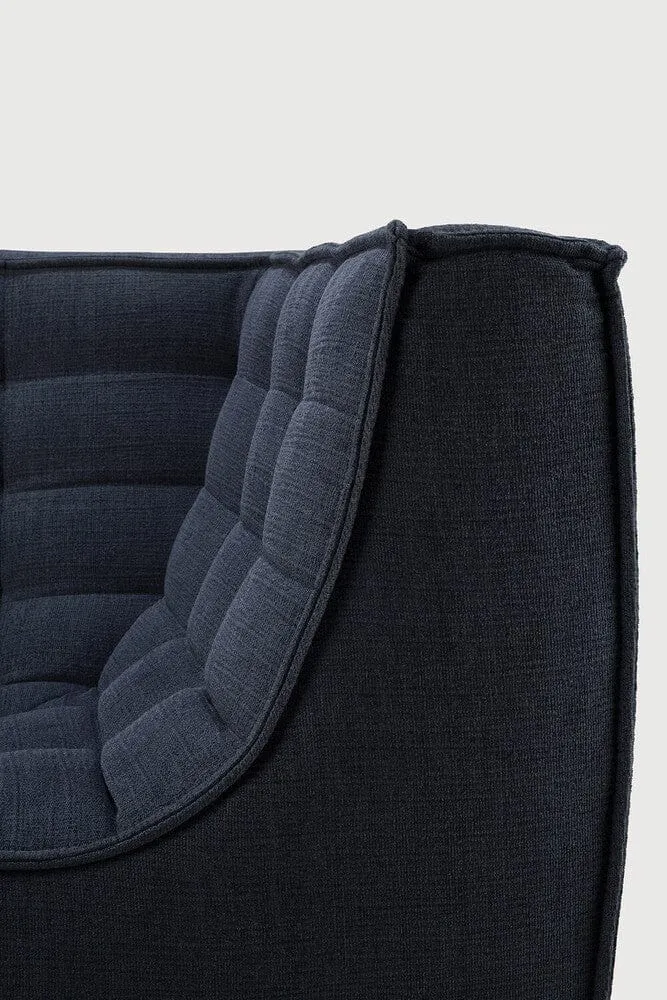 Ethnicraft Canapé Modulaire N701 - Tissu Éco (Angle Arrondi 90°)
