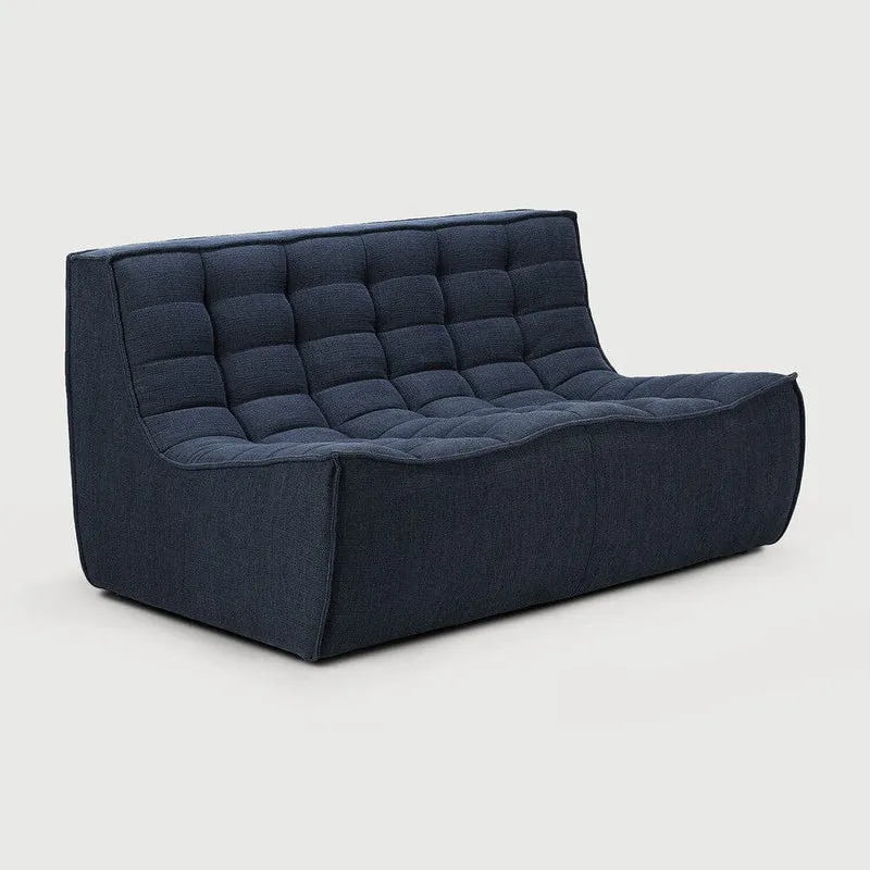 Ethnicraft Canapé Modulaire N701 - Tissu Éco (2 Places)