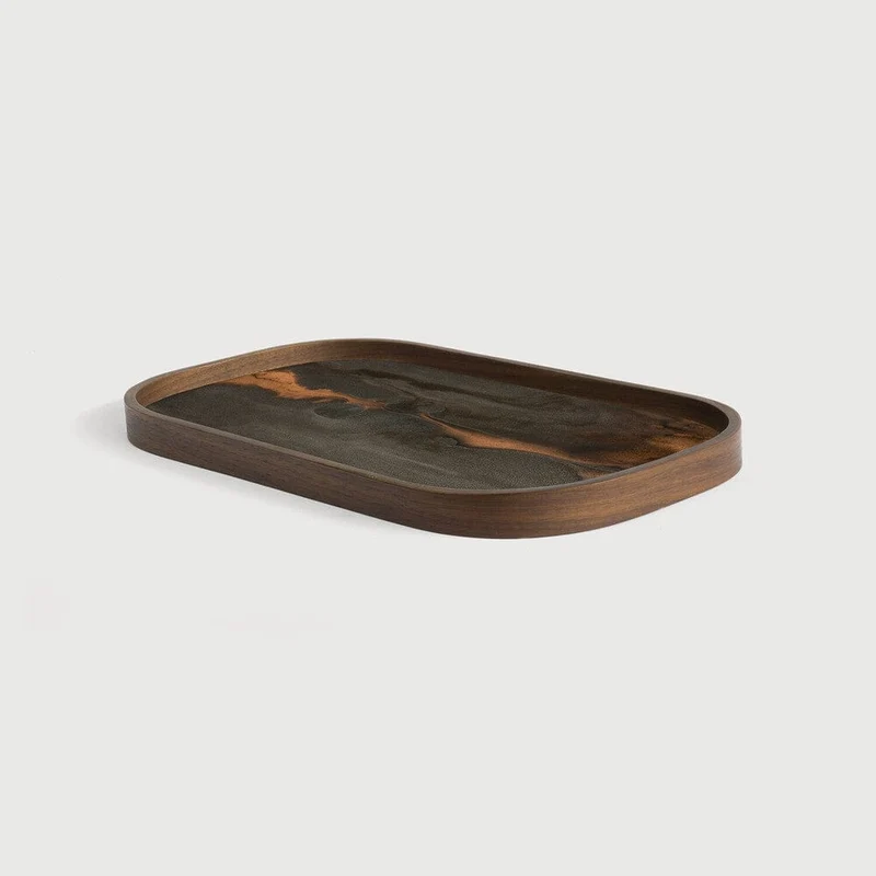 Ethnicraft Plateau Vide-Poche Organic - Bronze