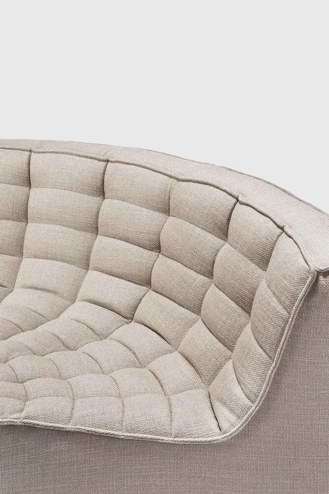 Ethnicraft Canapé Modulaire N701 (Angle Arrondi 90°)