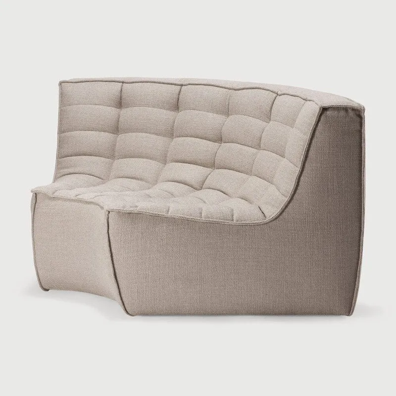 Ethnicraft Canapé Modulaire N701 (Angle Arrondi 90°)