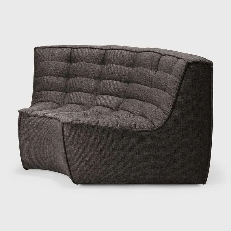 Ethnicraft Canapé Modulaire N701 (Angle Arrondi 90°)