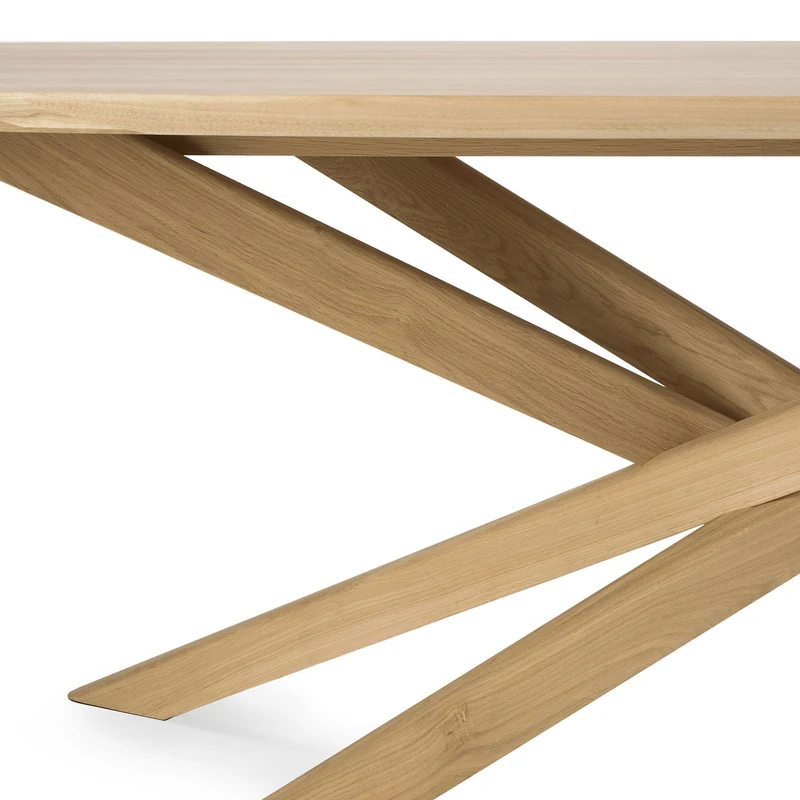 Table ovale Ethnicraft - Mikado chêne
