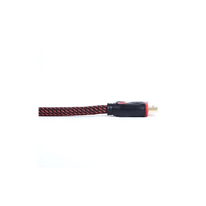 Duronic HDC03 / 1,5 m | Câble HDMI dernière génération 2.0 | 1,5 mètre |Connecteurs en plaqué Or 24K | Permet la Transmission Rapide de Signal 3D 4K 2160p | Ethernet