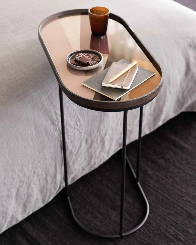 Ethnicraft Plateau en Verre Angle - Oblong