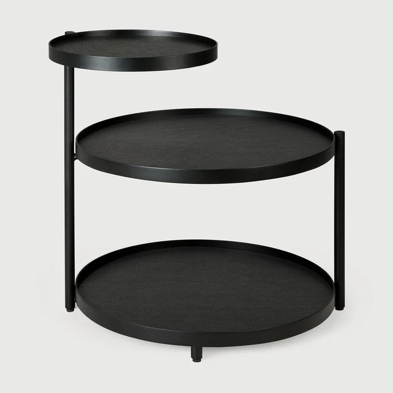 Ethnicraft Swivel Tray Side Table