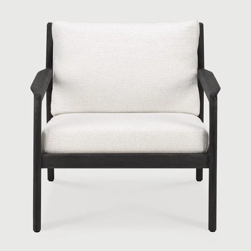 Fauteuil Lounge Jack en Teck Noir Ethnicraft (avec coussins)