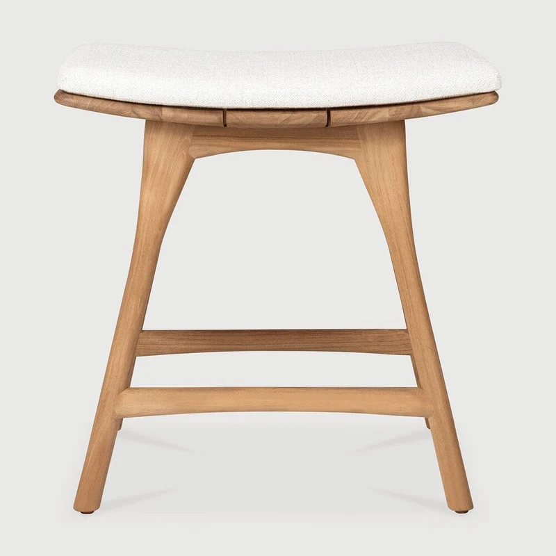Ethnicraft - Tabouret Osso Extérieur (avec Coussin)