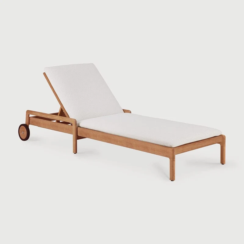 Ethnicraft Chaise longue - Coussin fin Jack