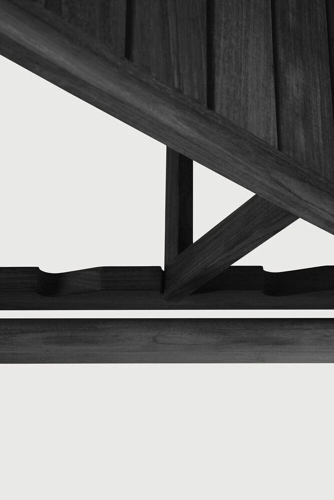 Chaise longue d'extérieur Jack (Teck Noir)