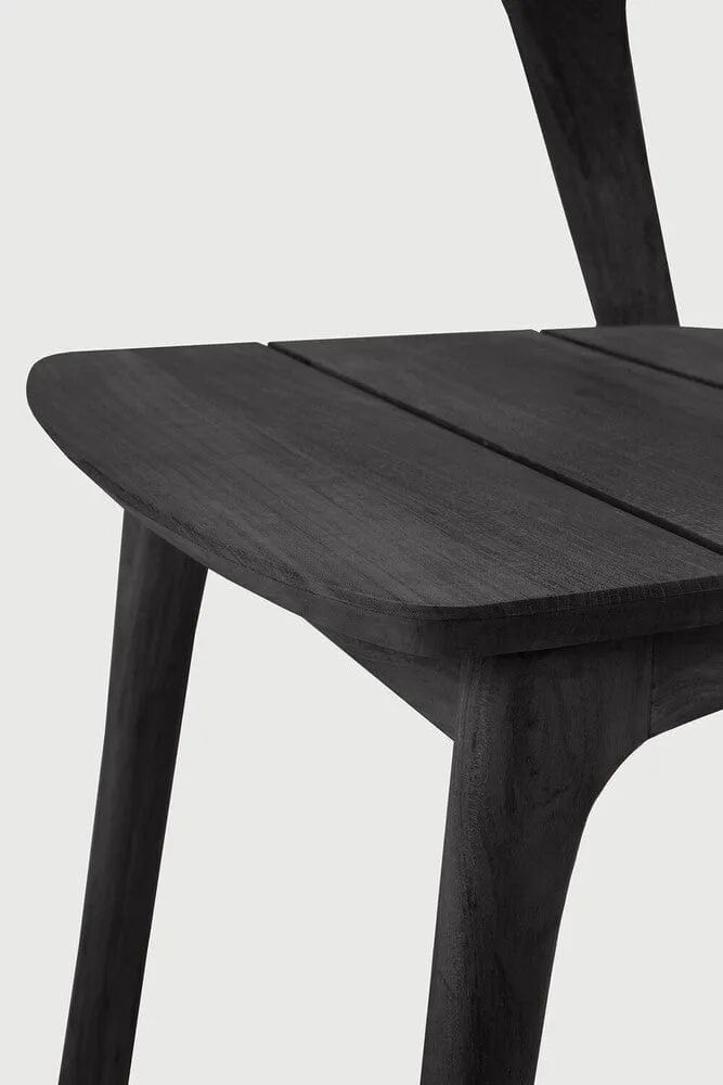 Chaise de Jardin Bok en teck noir