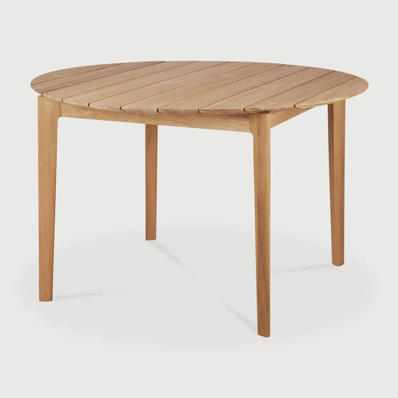 Ethnicraft Table Extérieur Ronde Bok