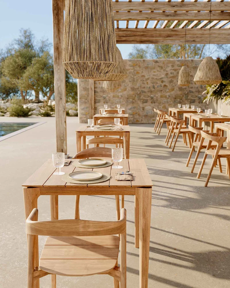 Table de Jardin Carrée Bok