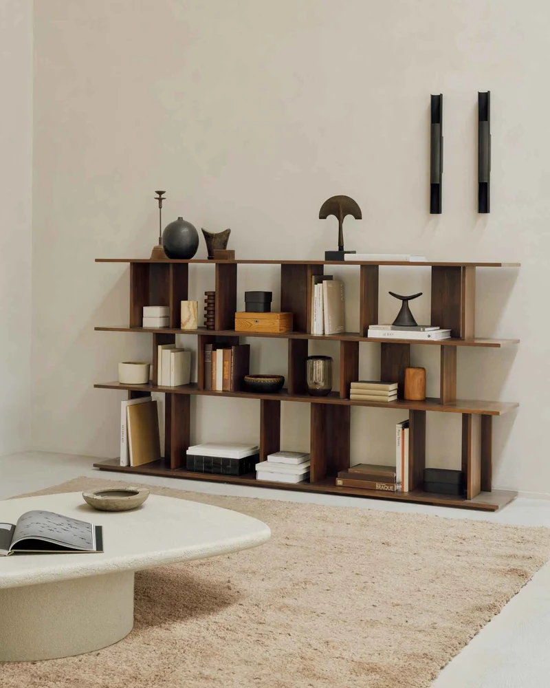 Etagère Irrégulière (Brun teck)