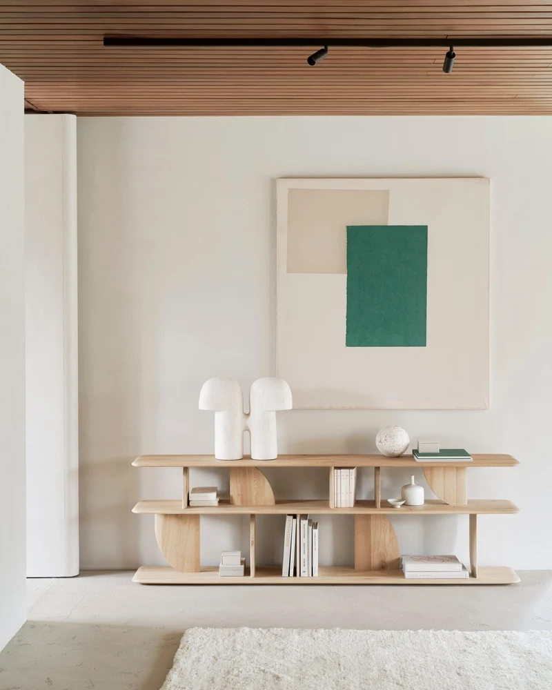 Console de canapé Geometric (Chêne)