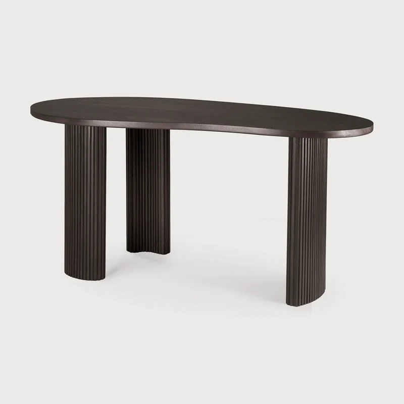 Bureau Boomerang (Bois d'acajou)