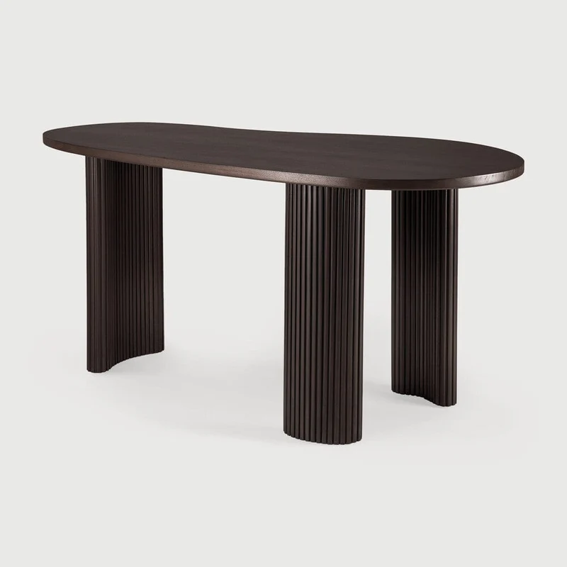 Bureau Boomerang (Bois d'acajou)