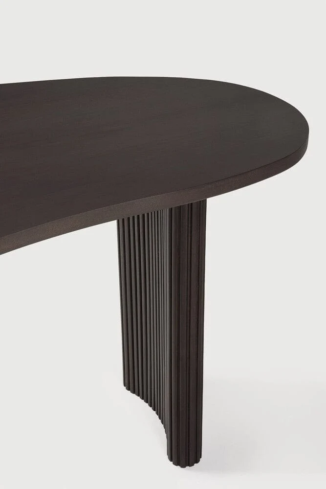 Bureau Boomerang (Bois d'acajou)