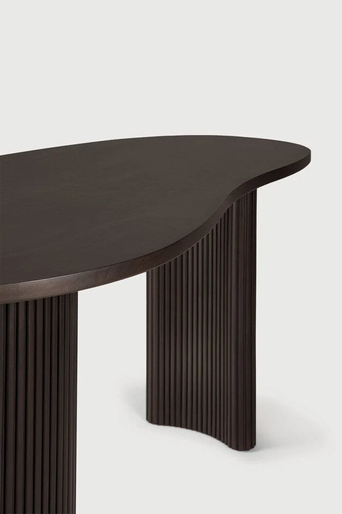 Bureau Boomerang (Bois d'acajou)