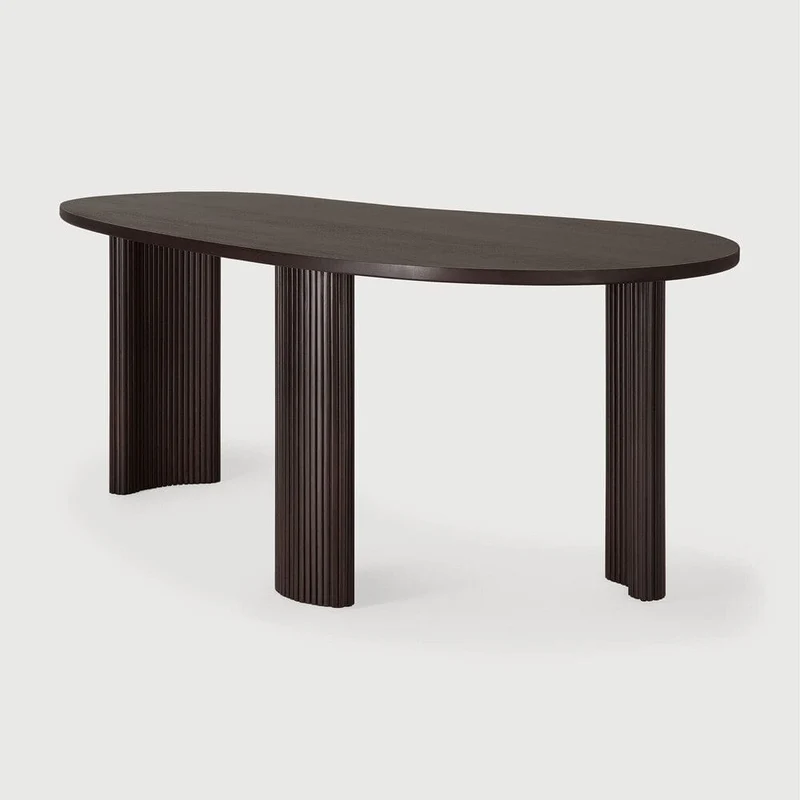 Bureau Boomerang (Bois d'acajou)