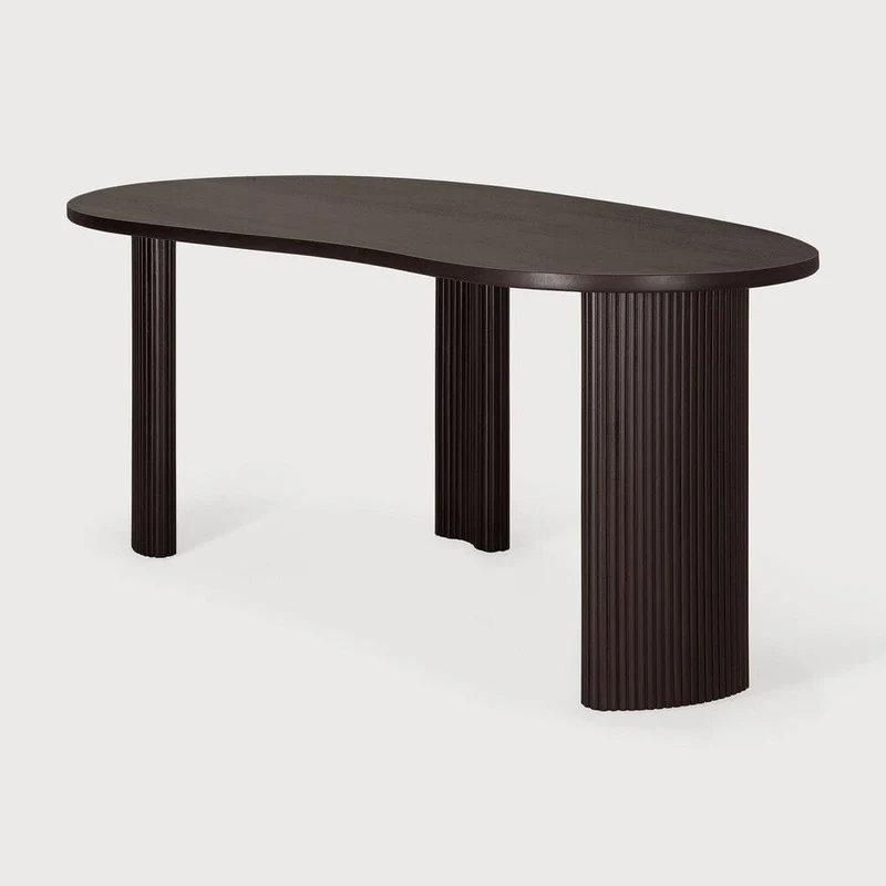 Bureau Boomerang (Bois d'acajou)