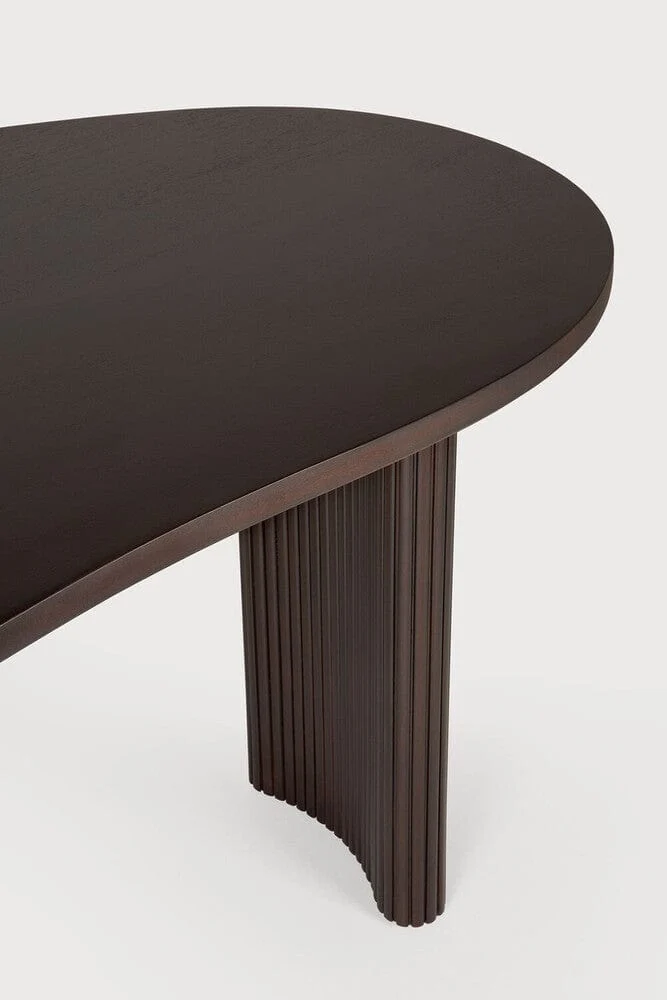 Bureau Boomerang (Bois d'acajou)