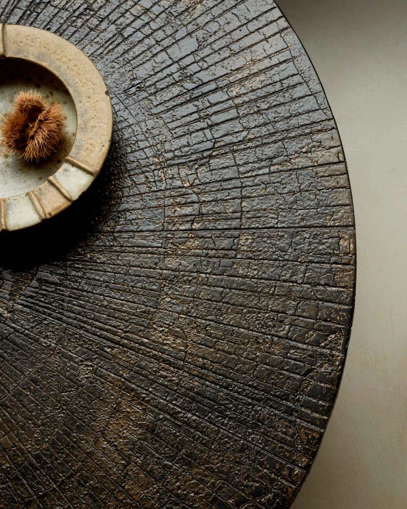 Ethnicraft Table Basse Slice – Whisky
