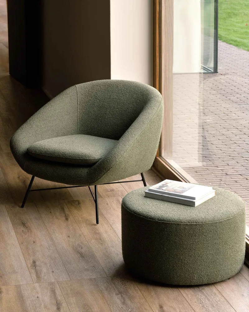 Ethnicraft Chaise Lounge - Barrow Vert Pin