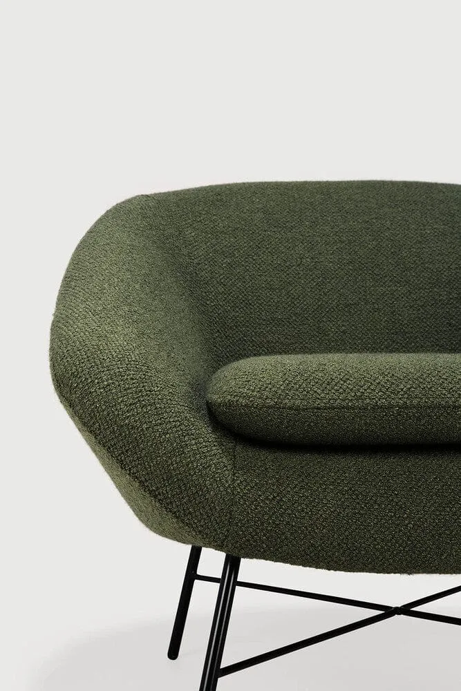 Ethnicraft Chaise Lounge - Barrow Vert Pin