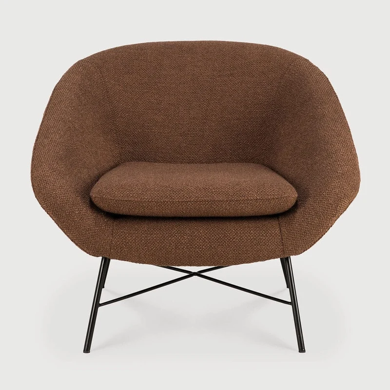 Ethnicraft Chaise Lounge - Barrow Cuivre
