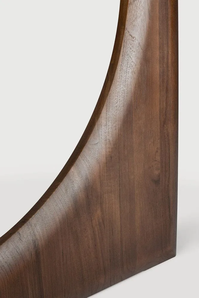 Ethnicraft Table ronde - Geometric teck