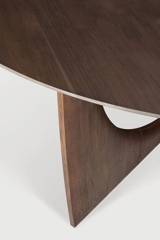 Ethnicraft Table ronde - Geometric teck
