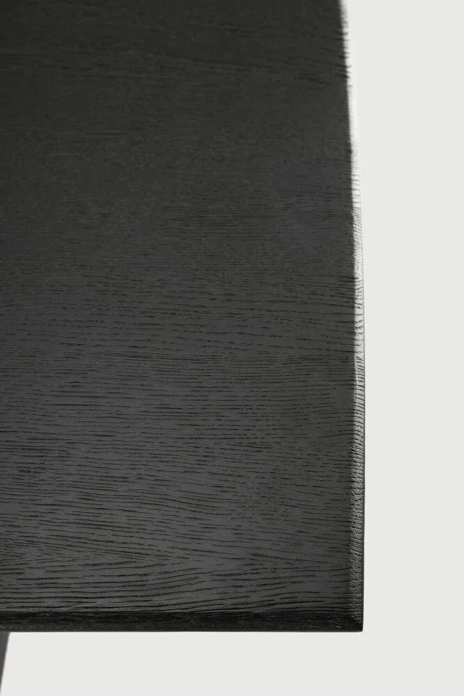 Ethnicraft Table à manger - Geometric chêne noir