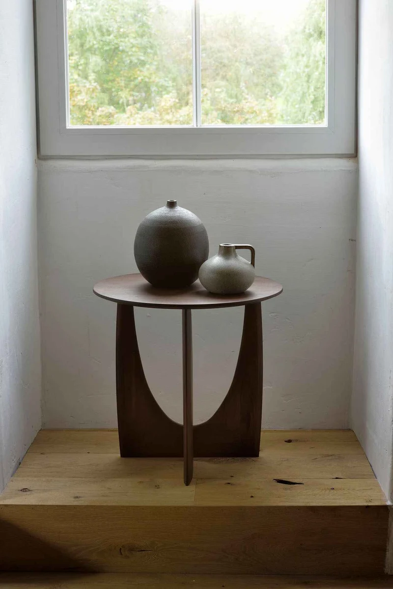 Ethnicraft Table d'appoint - Geometric teck