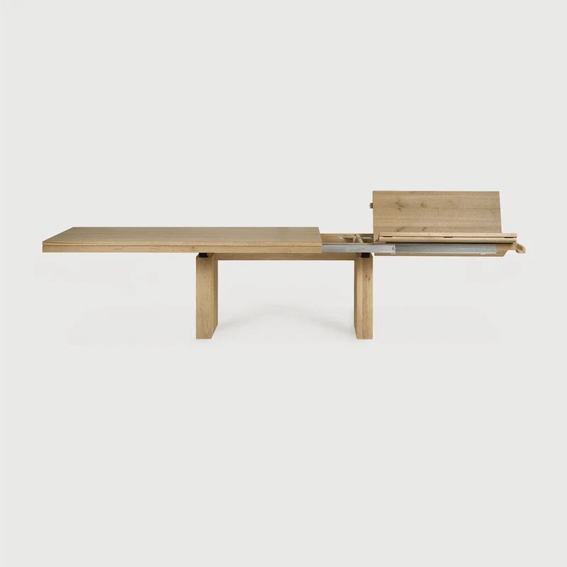 Ethnicraft Table Extensible - Double (chêne)