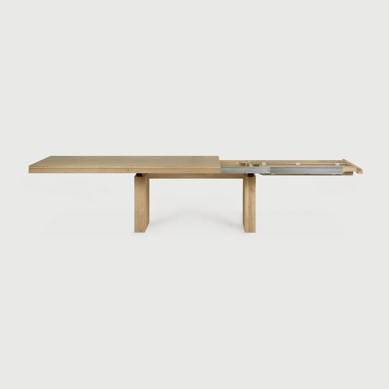Ethnicraft Table Extensible - Double (chêne)
