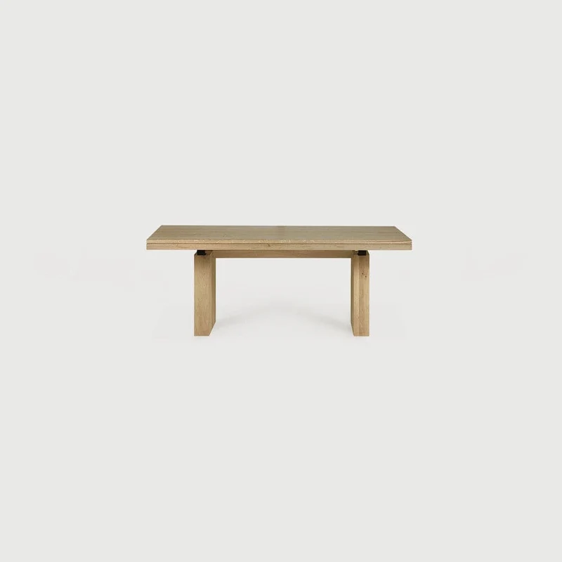 Ethnicraft Table Extensible - Double (chêne)