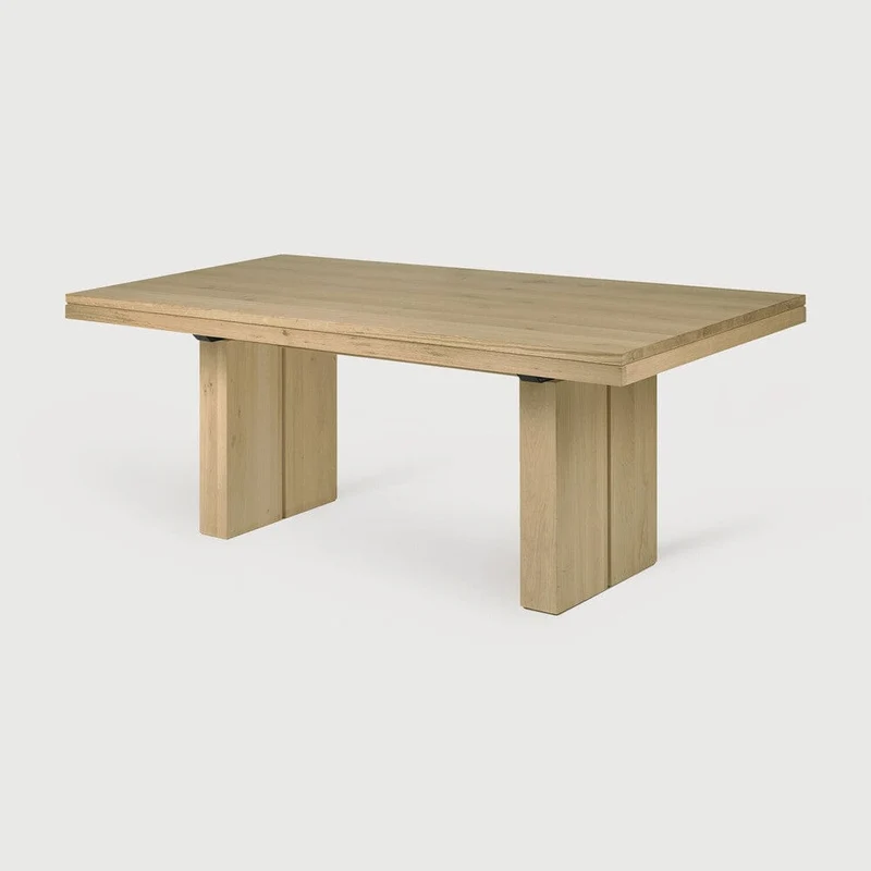 Ethnicraft Table Extensible - Double (chêne)