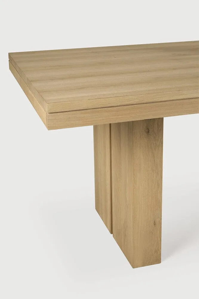 Ethnicraft Table Extensible - Double (chêne)