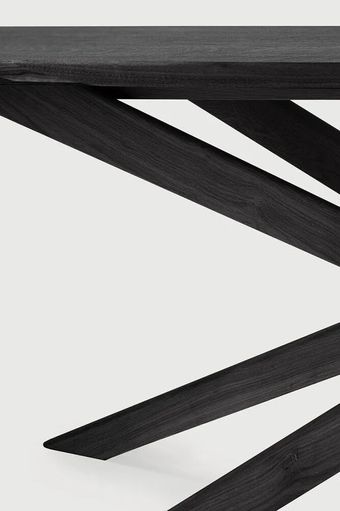 Table rectangulaire Ethnicraft - Mikado chêne noir