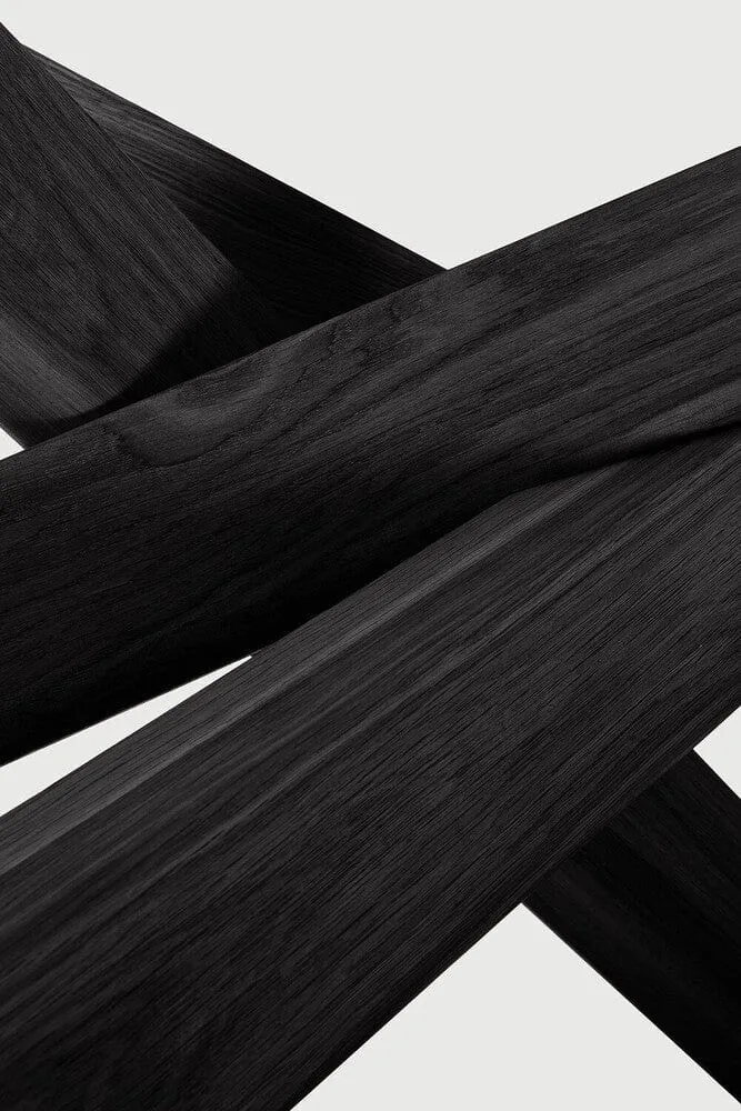 Table ovale Ethnicraft - Mikado chêne noir